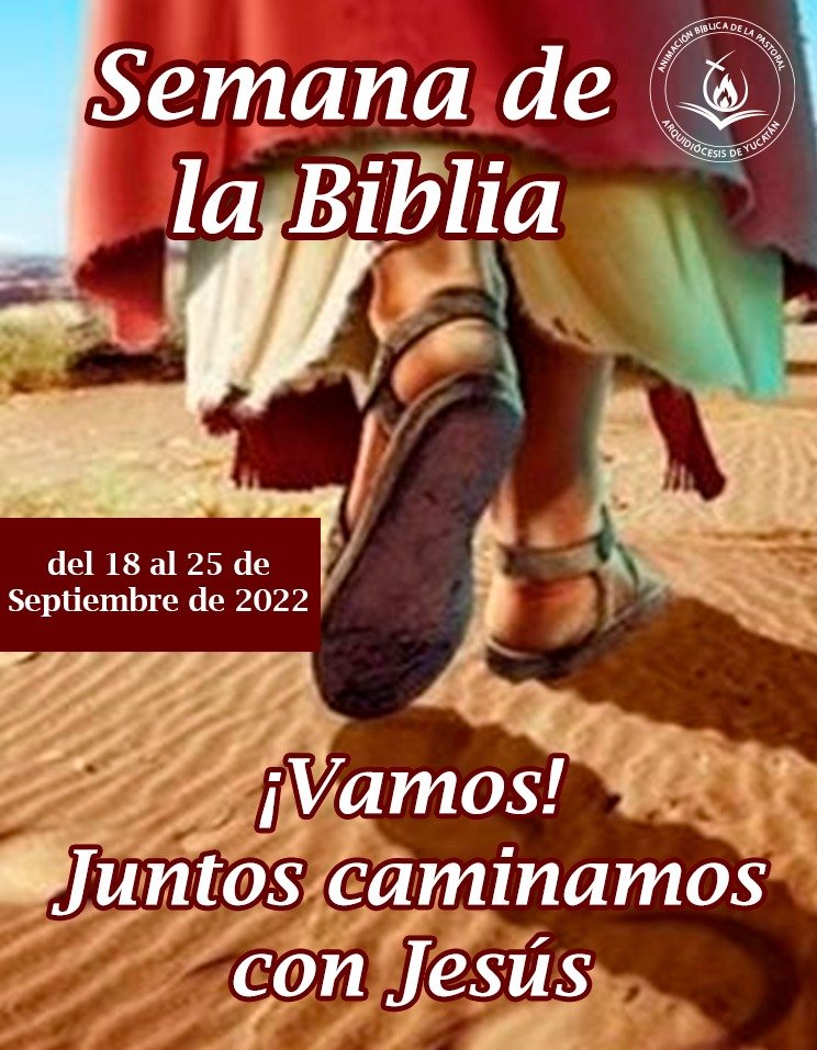 PROMOCIONAL SEMANA DE LA BIBLIA 2022 Pastoral Yucatán